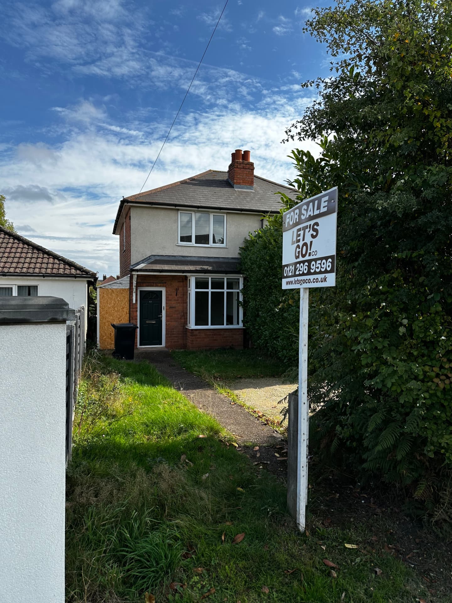Front elevation of the property before refurbishment